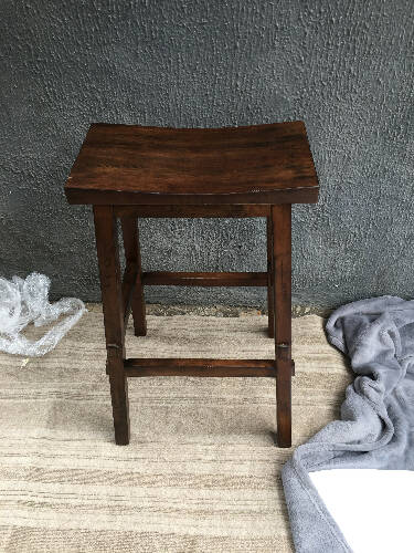 Home, Office, Garden online marketplace Threshold Halifax Farmhouse Wood Bar Stool