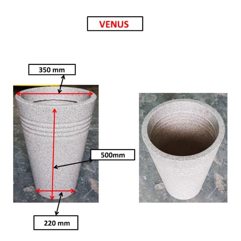 Venus Plastic Flower Pot Home Office Garden | HOG-HomeOfficeGarden | online marketplace