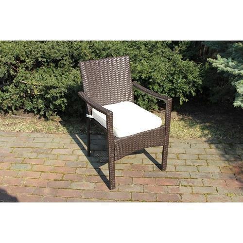 Vriendenn 1 PC Baker Outdoor All Weather Wicker Rattan Chair