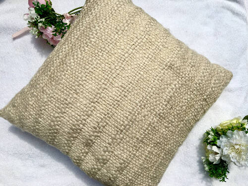 Threshold Cable Knitted Jacobean Toss Pillow - 20in X 20in - Beige Home, Office, Garden online marketplace