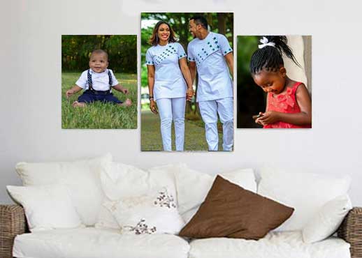Trilogy Wall Clusters picture frames. Available on HOG - Home. Office. Garden online marketplace