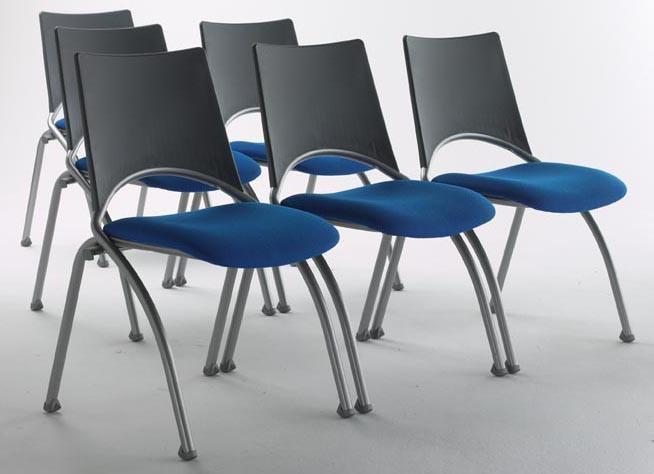 "Wap" Meeting Room Chairs-Blue