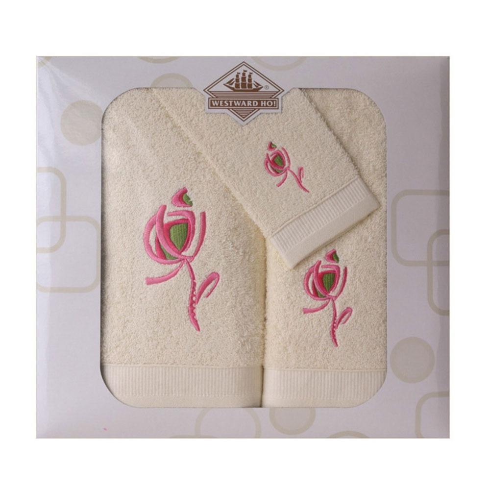 Westward Ho! 3 Piece Bloom Design Towel Set