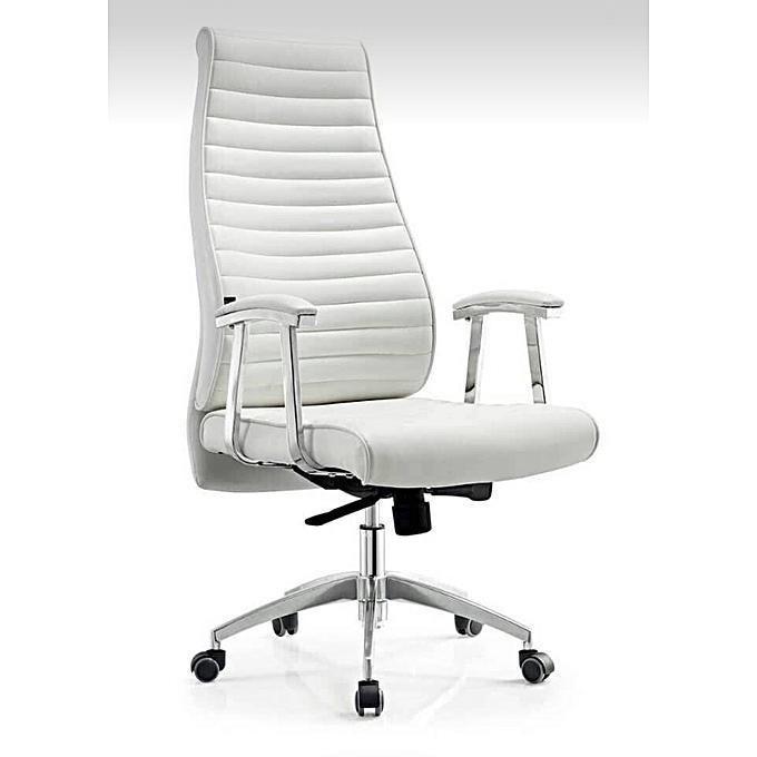 White Executive Swivel Chair-909A