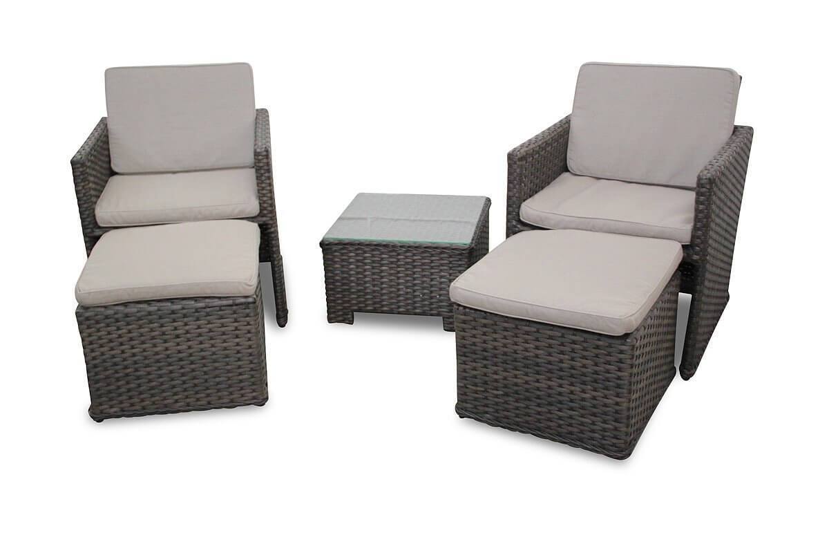 Woburn Rattan Companion Set - Brown