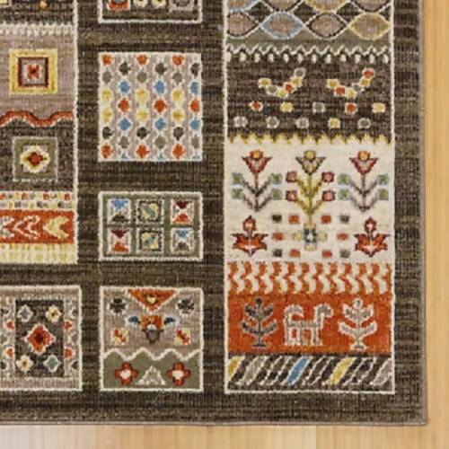 Gertmenian Karina Area Rug - Trogir Brown - 6 Ft. 6 In. X 9 Ft. 6 In. (198cm X 290cm)