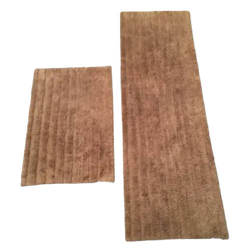 Whitley Willows Reversible Bath Mat & Runner Set - Brown HOG-Home Office Garden online marketplace.