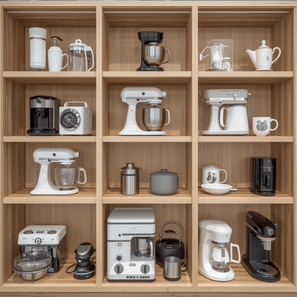 Appliances category with home and kitchen electrical products