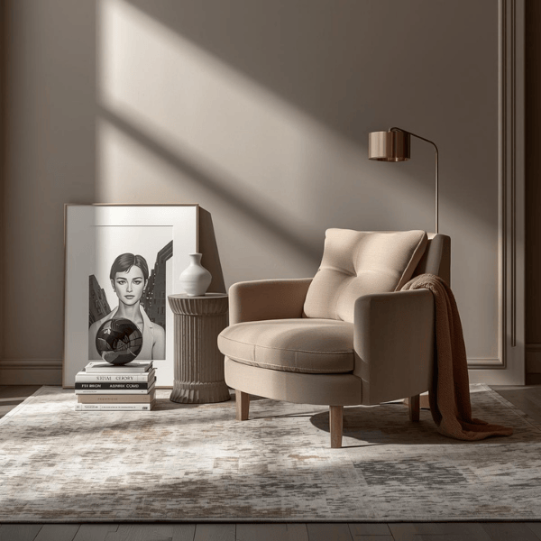 Modern armchair for living room furniture category