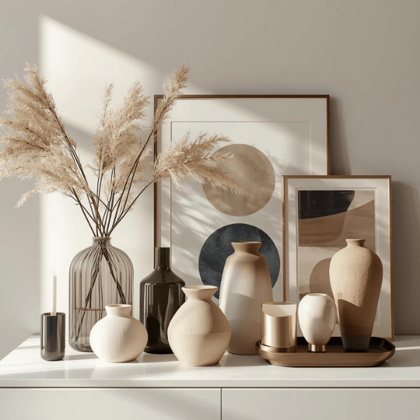 Decor category with stylish home accessories
