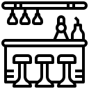 Big Bar counter icon representing bar furniture category