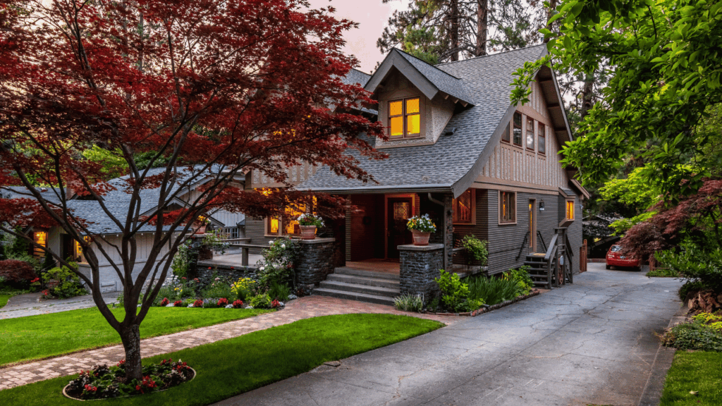 A homeowner reviewing property value data and market trends to determine a home's true market value beyond online estimates.