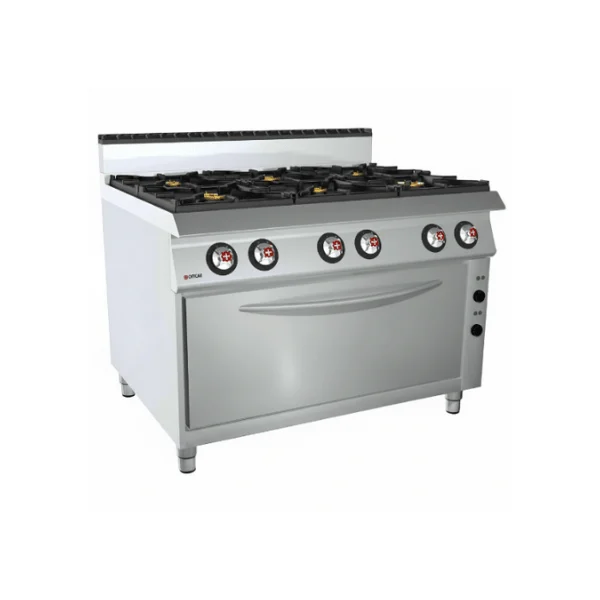 Offcar 6-Burner Gas Range with Maxi Gas Oven – main product view