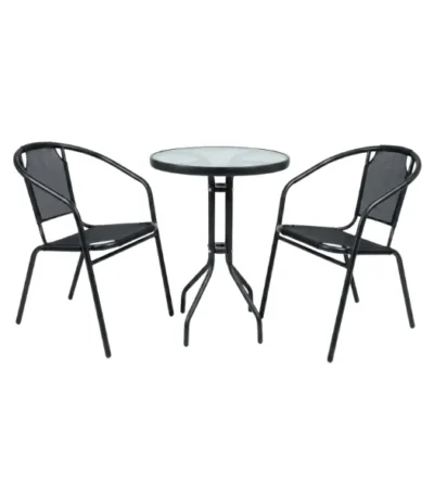 24in Patio Table + 2 Chairs – main product view