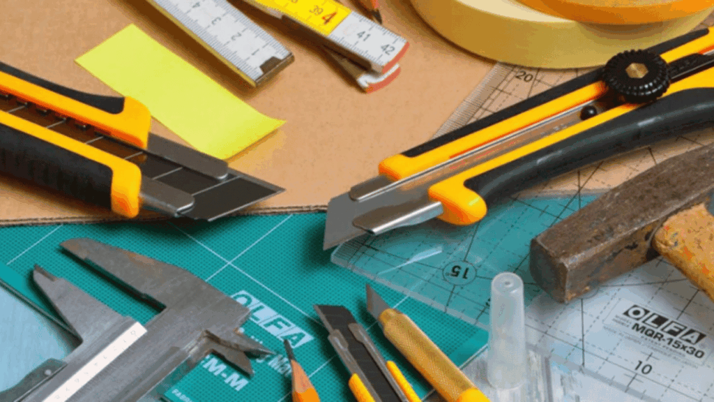 Reclaimed wood used in sustainable home improvement projects, including rustic furniture, shelving, and decorative interior features.