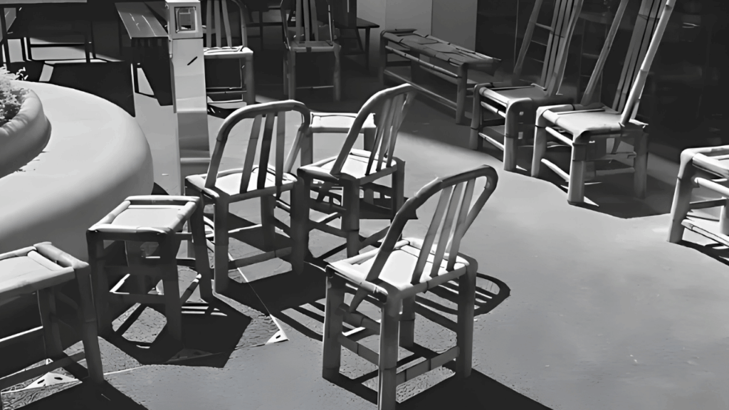 Modern residential furniture being cleaned and maintained to preserve its appearance and durability.