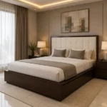 Afydecor Bed with Tufted Headboard 6 × 4ft – product view 3