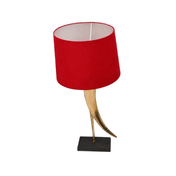 Horn Simulated Table Lamp - Small - LED (Wine) – main product view