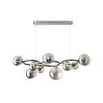 Modern Led Glass Globe Chandelier