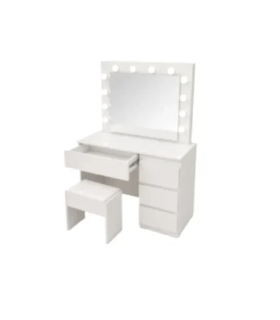 Vanity Table Set with Lighted Mirror Dresser with Mirror – main product view