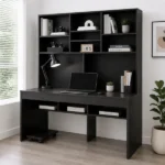 1.5M Desk Bookcase Combination Desk – product view 3