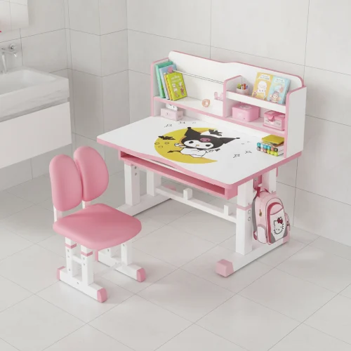 Adjustable Children's Study Desk Chair Set – main product view