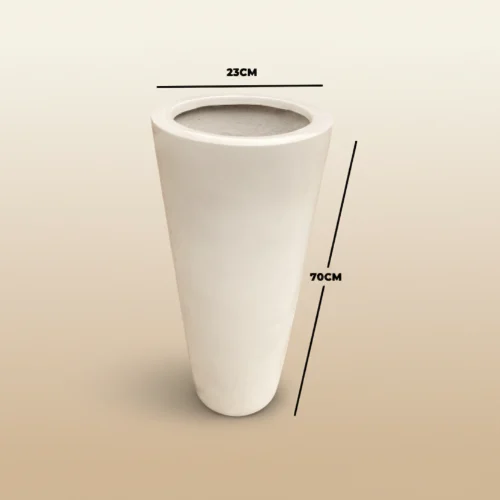 Cone Fiberglass Vase – main product view