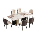 Light Luxury Marble Dining Table