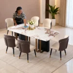 Light Luxury Marble Dining Table