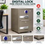 Digital Lock Fire Proof Filing Safe-DSF680-2EA – product view 4