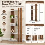 Standing Shelf/Book Shelf -HDF