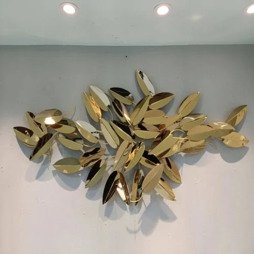 Golden Leaf Wall Art – main product view