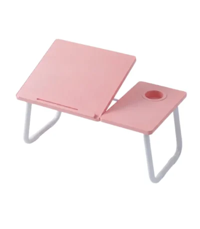 Adjustable Foldable Laptop Table - Pink - main product view