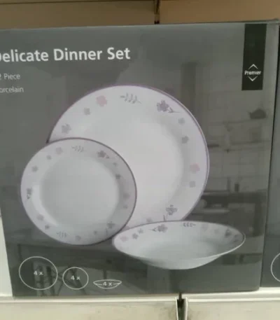 12pc Delicate Dinner Set - main product view