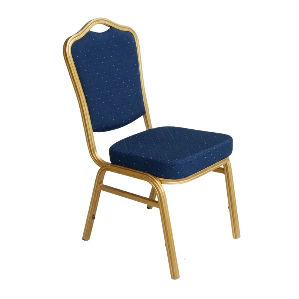 Small Blue Banquet Chair – main product view