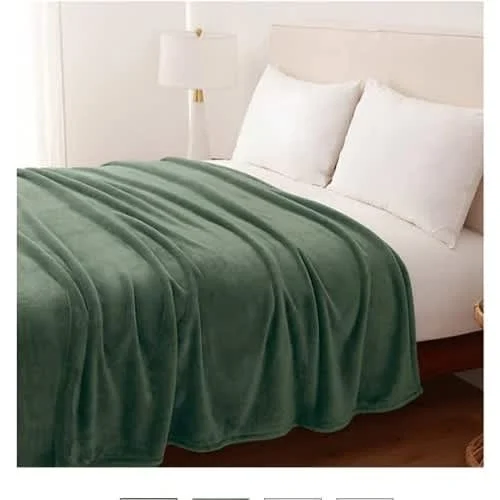 Berkshire Loft Twin Blanket - Green - ''66 × 92" - 168 × 234 cm – main product view