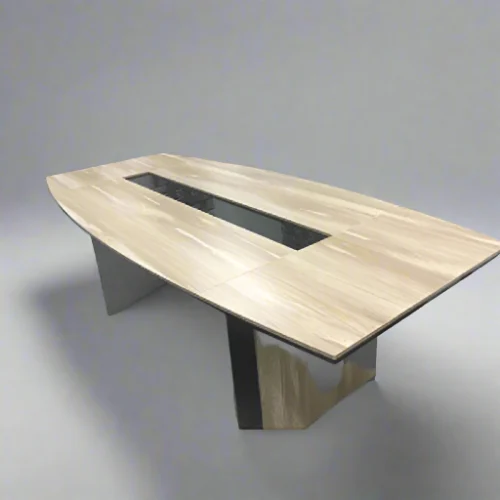 Conference Table (High Gloss and Matte Hdf Combo) - front product view