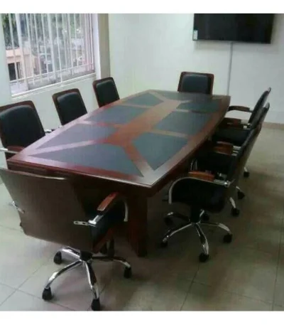CFT-242 8-Seater Conference Table and Chair Set – main product view