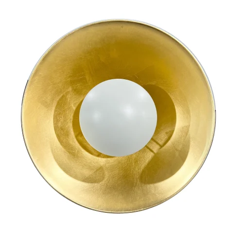 Wall Lamp Muted - Grey And Brass - main product view