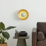 Wall Lamp Muted - Grey And Brass - alternate product view