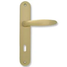 Fadex 107 Polished Brass Door Lock - main product view