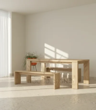 Joe Dining Set (Light-Oak) - main product view