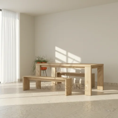 Joe Dining Set (Light-Oak) - Image 1 Joe Dining Set (Light-Oak) - main product view