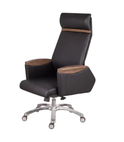 Luxury Swivel Leather Office Chair - main product view