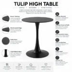 Tulip High Table - additional product view