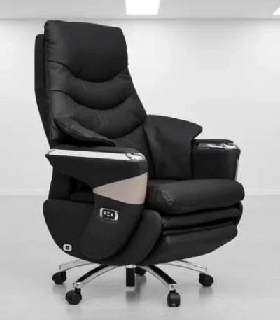 Luxury High-End Office Recliner Chair with Massage & USB Charging - main product view