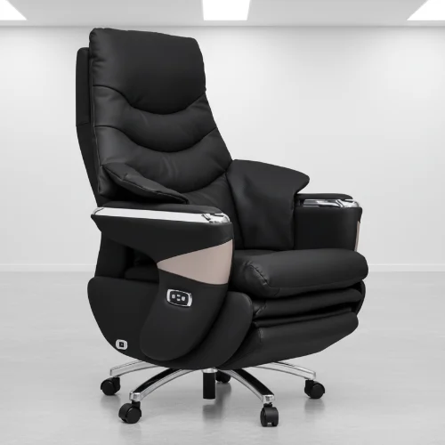 Luxury High-End Office Recliner Chair with Massage & USB Charging - main product view
