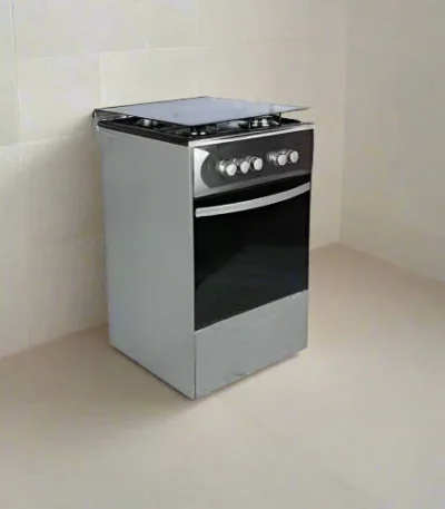 Maxi 50 × 50 3 Gas Burner 1 Electric Standing Gas Cooker – INOX – main product view