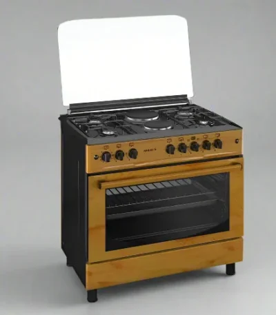 Maxi 60*90 (4+2) Burner Gas Cooker Wood TR – main product view