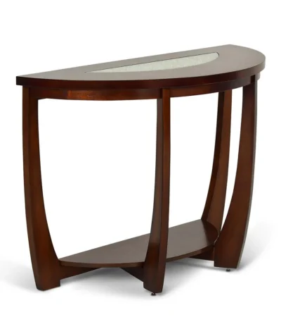 Merlot Cherry Console Table - front product view